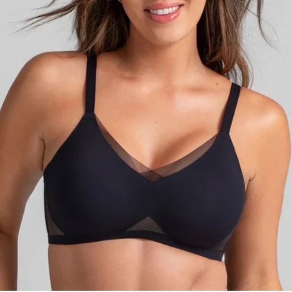 Honeylove Crossover Bra 1X black